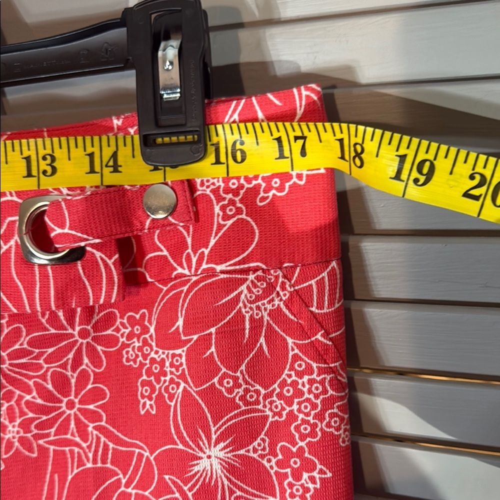 Floral Red Pants - Picture 7 of 9